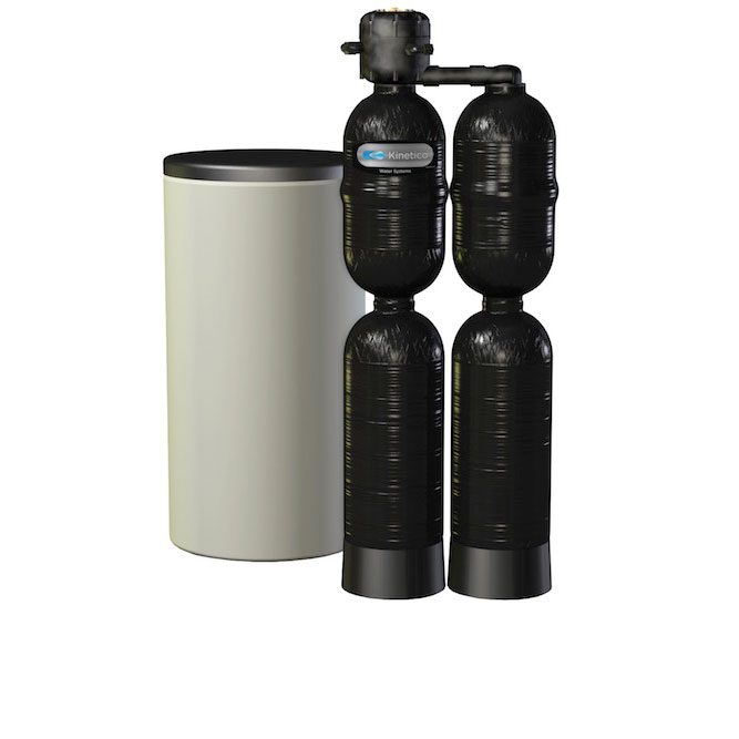 Mängdstyrt kombinationsfilter. Renar vatten som innehåller stora mängder järn, mangan, kalk, partiklar och färg. Fungerar helt utan elektricitet, dubbla filtertankar. 43-68 liter/minut. Passar 1-2 hushåll.

Fri frakt till Falun-Borlänge området.